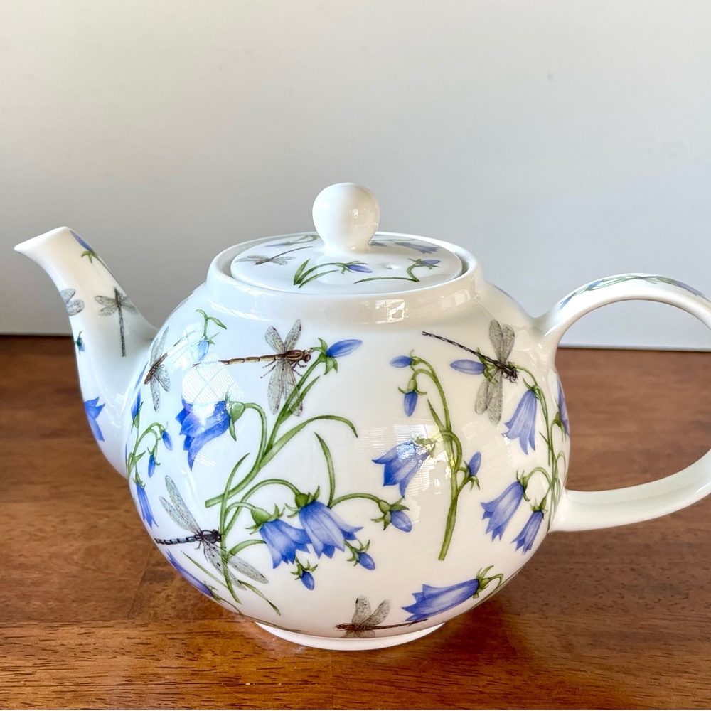 Dovedale Dragonfly and Harebell Small Teapot by Dunoon England - Picture 4 of 9